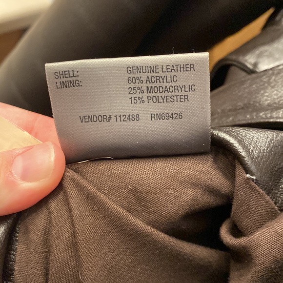 Wilsons Leather leather jacket with faux fur lining - Picture 9 of 12